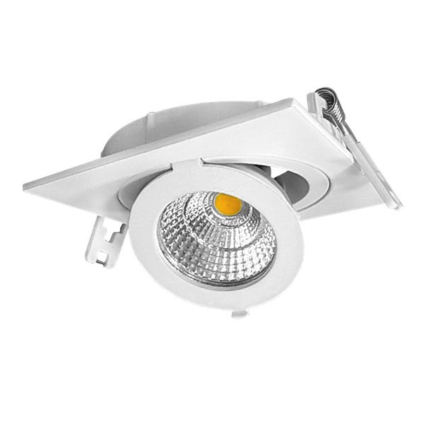 Downlight LED -ORIENTABLE- 12cm Cuadrado 12W